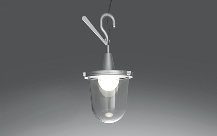 ARTEMIDE OUTDOOR | TOLOMEO OUTDOOR LANTERN HOOK LAMP