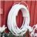 White Reindeer Wallmount Garden Hose