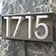 Backplate Panel for 8 inch silver Numbers