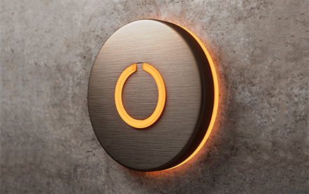 LUXELLO | ROUND TOUCH DOORBELL BRONZE