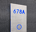 Room Number Sign Panel Lighted - Brushed