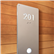 illuminated Modern Room Number Sign Braille