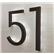 Modern Neutra 8 Bronze Backlit Numbers