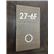 Room Number Panel Sign Backlit - Brass