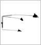 Rotating 3 Straight Arm Wall Lamp