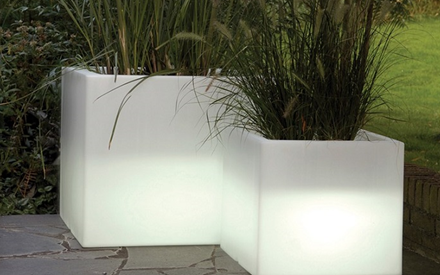 SERRALUNGA | CUBOTTI PLANTERS ILLUMINATED