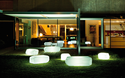 SERRALUNGA | METEOR ILLUMINATED  STOOL