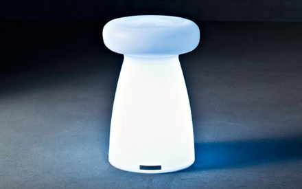 SERRALUNGA FURNITURE | PORCINO OUTDOOR STOOL WITH LIGHT