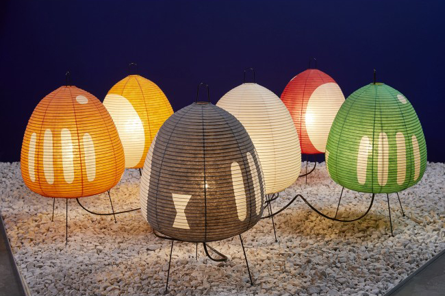 Akari Noguchi Lamps 1AV-1AR : surrounding.com