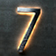 5 inch Brushed LED Numbers Luxello