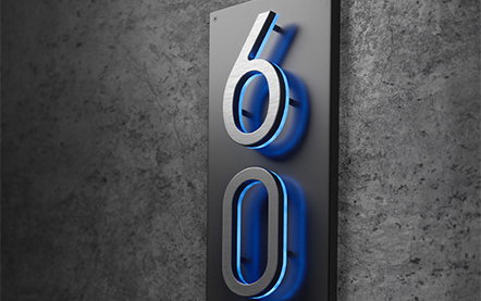 LUXELLO | PANEL BACKPLATE FOR NUMBERS