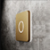 Luxello Square Brass Modern Doorbell Button