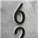 Modern Black Lighted House Numbers 8