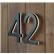 Modern 8 Bronze Lighted Numbers & Letters