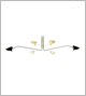 6 Arms Ceiling Lamp
